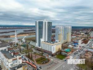1-к квартира, строящийся дом, 62м2, 23/25 этаж