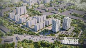 1-к квартира, строящийся дом, 40м2, 6/17 этаж