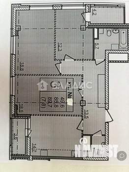 3-к квартира, вторичка, 86м2, 16/17 этаж