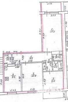 3-к квартира, вторичка, 67м2, 9/9 этаж