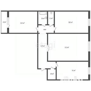 3-к квартира, вторичка, 64м2, 7/9 этаж