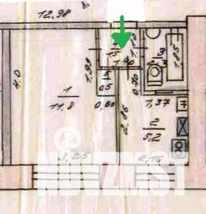 1-к квартира, вторичка, 21м2, 1/5 этаж