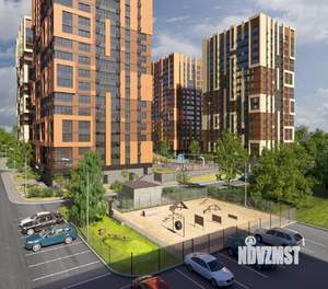 1-к квартира, строящийся дом, 34м2, 16/18 этаж