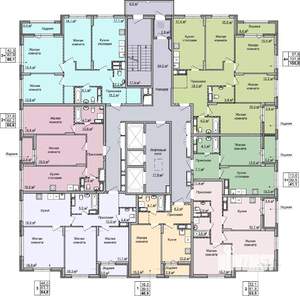 1-к квартира, вторичка, 41м2, 21/25 этаж