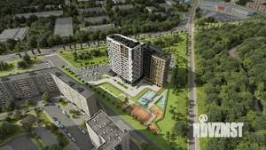 1-к квартира, строящийся дом, 37м2, 7/16 этаж