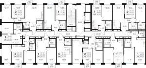 1-к квартира, вторичка, 48м2, 12/13 этаж