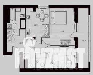2-к квартира, вторичка, 65м2, 15/17 этаж