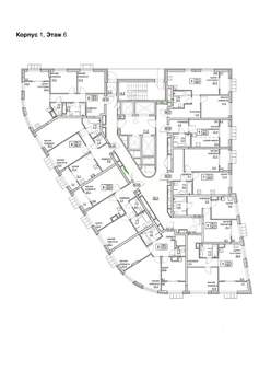1-к квартира, вторичка, 44м2, 6/24 этаж