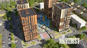 1-к квартира, строящийся дом, 34м2, 12/18 этаж