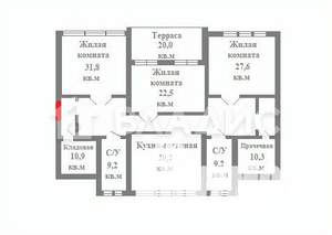 3-к квартира, вторичка, 169м2, 6/6 этаж