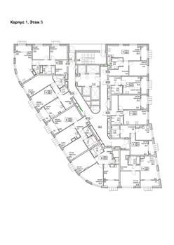 2-к квартира, вторичка, 60м2, 5/24 этаж