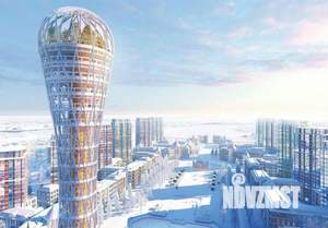1-к квартира, строящийся дом, 29м2, 3/8 этаж