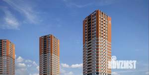 3-к квартира, строящийся дом, 74м2, 2/27 этаж