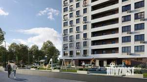 1-к квартира, строящийся дом, 40м2, 9/18 этаж