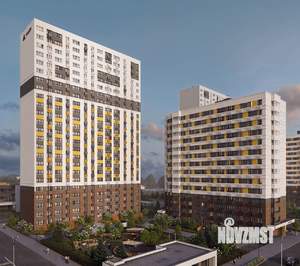 2-к квартира, строящийся дом, 55м2, 9/24 этаж