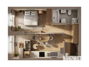 1-к квартира, вторичка, 32м2, 3/18 этаж
