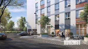 2-к квартира, строящийся дом, 57м2, 11/18 этаж