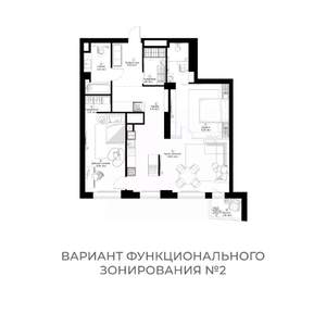 2-к квартира, сданный дом, 97м2, 21/25 этаж