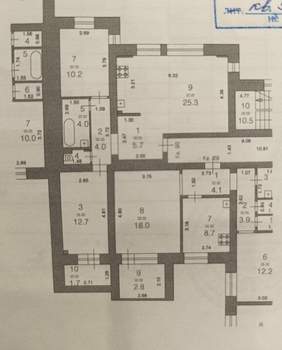 2-к квартира, вторичка, 65м2, 3/9 этаж