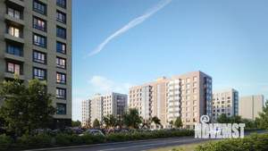 1-к квартира, строящийся дом, 39м2, 12/17 этаж