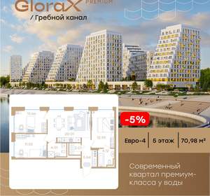 3-к квартира, вторичка, 71м2, 5/13 этаж