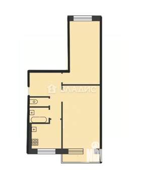 2-к квартира, вторичка, 48м2, 5/5 этаж
