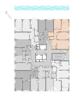 3-к квартира, строящийся дом, 78м2, 15/22 этаж