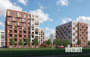 1-к квартира, строящийся дом, 46м2, 6/8 этаж