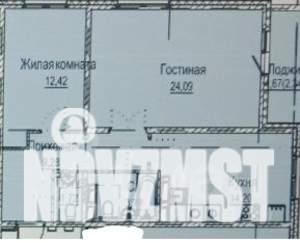 2-к квартира, строящийся дом, 70м2, 6/9 этаж