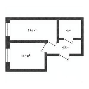 1-к квартира, вторичка, 35м2, 3/15 этаж