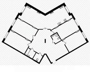 4-к квартира, строящийся дом, 173м2, 20/21 этаж
