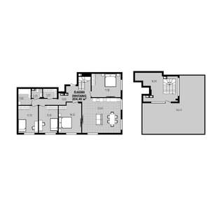 4-к квартира, сданный дом, 157м2, 9/9 этаж