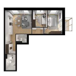 2-к квартира, вторичка, 58м2, 7/15 этаж